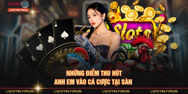 Những điểm thu hút anh em vào cá cược tại sàn 